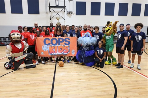 Cops, kids and basketball